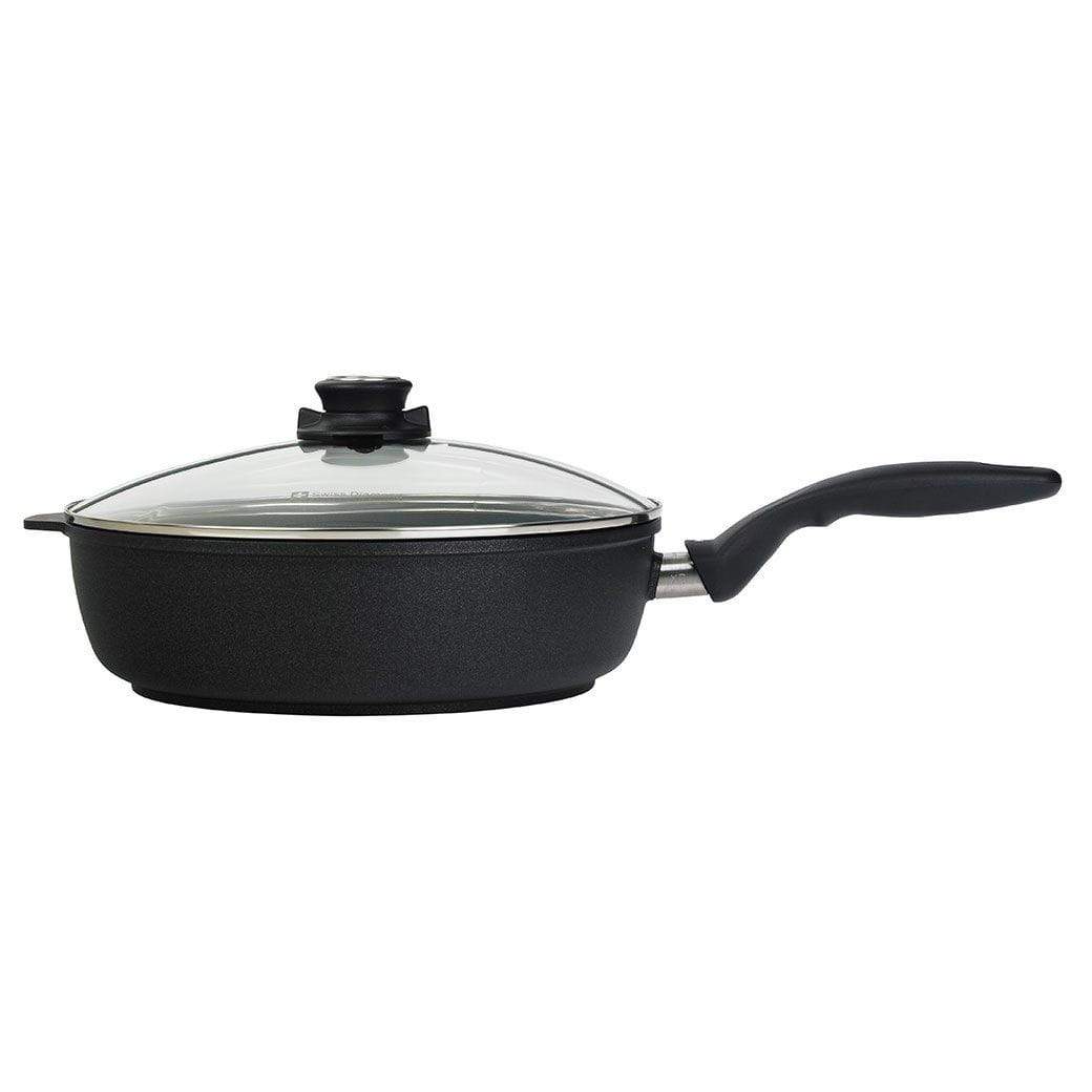 Swiss Diamond Saute &amp; Sauteuse Pans 9.5&quot; (3.2 Qt) Swiss Diamond XD Nonstick Saute Pan with Lid JL-Hufford
