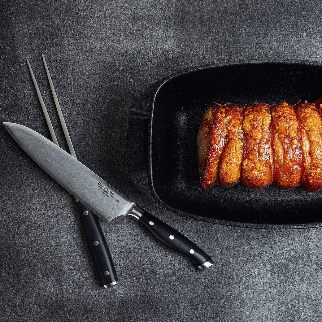 Swiss Diamond Roasting Pans Swiss Diamond XD Nonstick 13&quot; x 8&quot; Roaster with Lid JL-Hufford