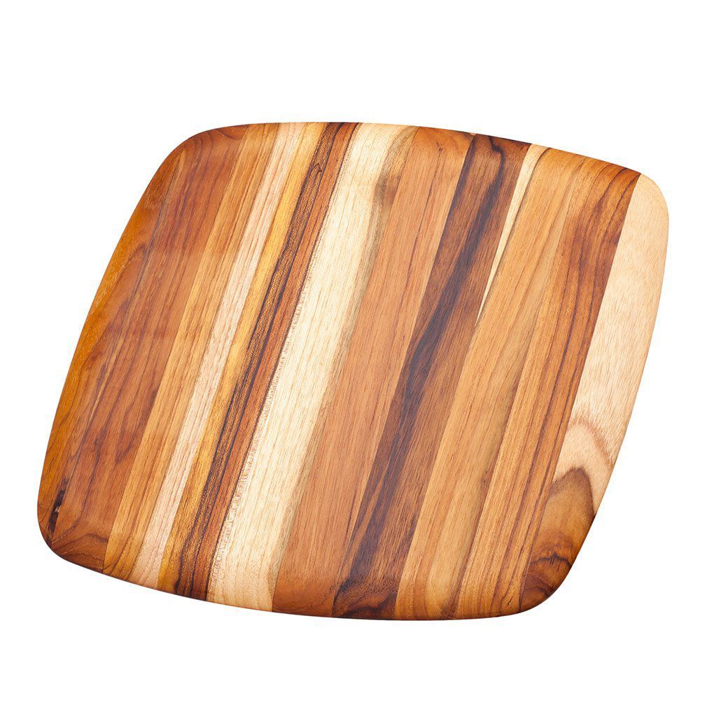 TeakHaus Cutting Boards 16&quot; x 16&quot; x 0.55&quot; Proteak Square Edge Grain Rounded Edge Cutting Board JL-Hufford