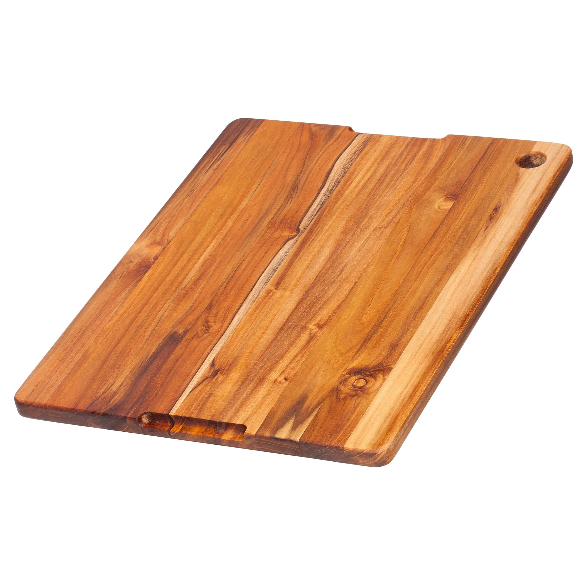 TeakHaus Cutting Boards Proteak Cutting Board with Juice Canal, 18&quot; x 14&quot; x 0.75&quot; JL-Hufford
