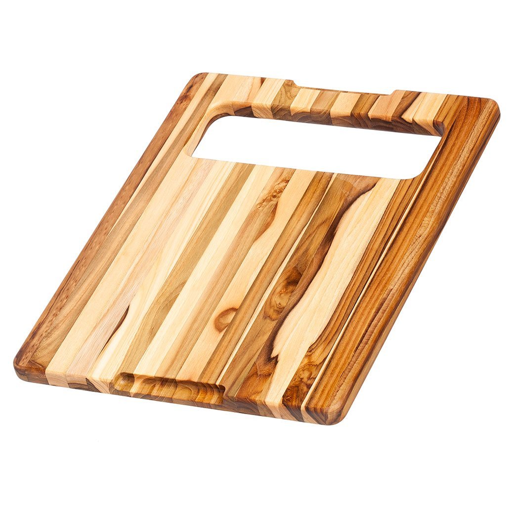 Teakhaus Edge Grain Chop and Serve, 15.5" x 12" x 0.75"