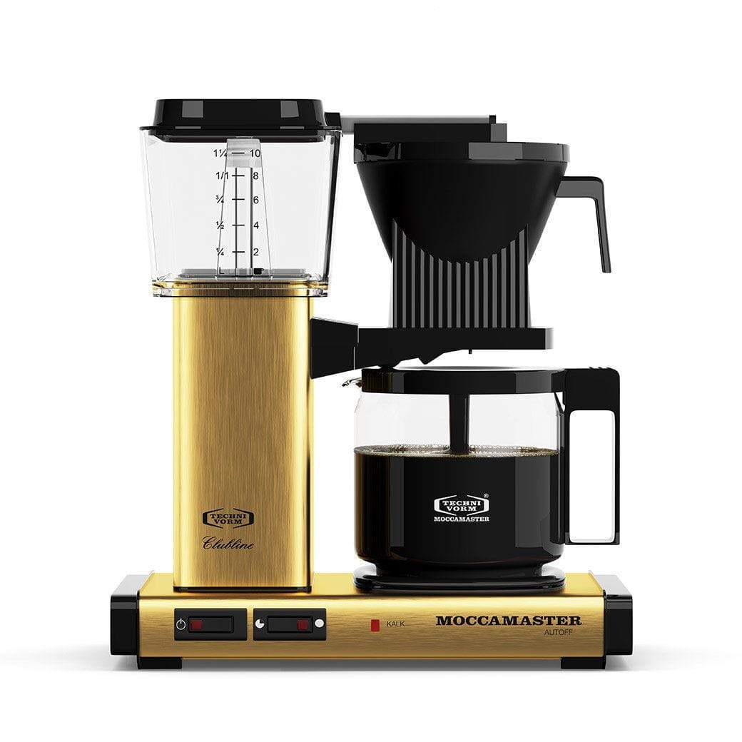 Technivorm Drip Coffee Makers Brushed Brass Technivorm Moccamaster KBG 741 Coffee Brewer JL-Hufford