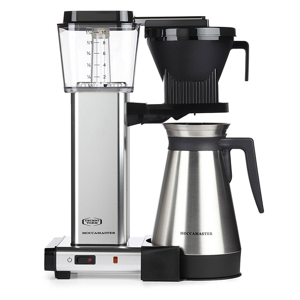 Technivorm Drip Coffee Makers Technivorm Moccamaster KBGT 741 Coffee Brewer - Polished Silver JL-Hufford