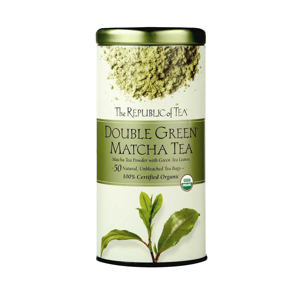 The Republic of Tea Gourmet Teas The Republic of Tea Organic Double Green Matcha Tea - 50 Tea Bags JL-Hufford