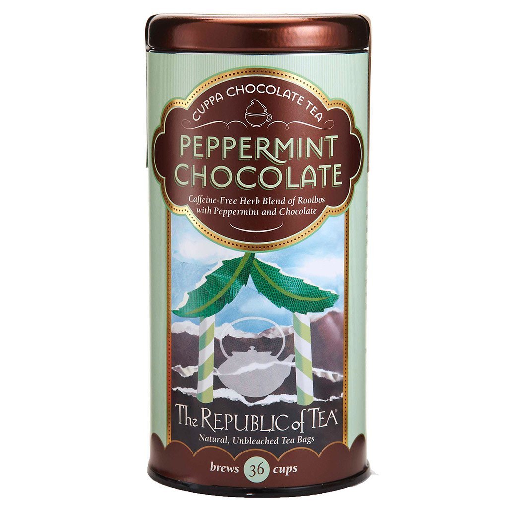The Republic of Tea Gourmet Teas The Republic of Tea Peppermint Cuppa Chocolate Tea Bags 36 Ct. JL-Hufford