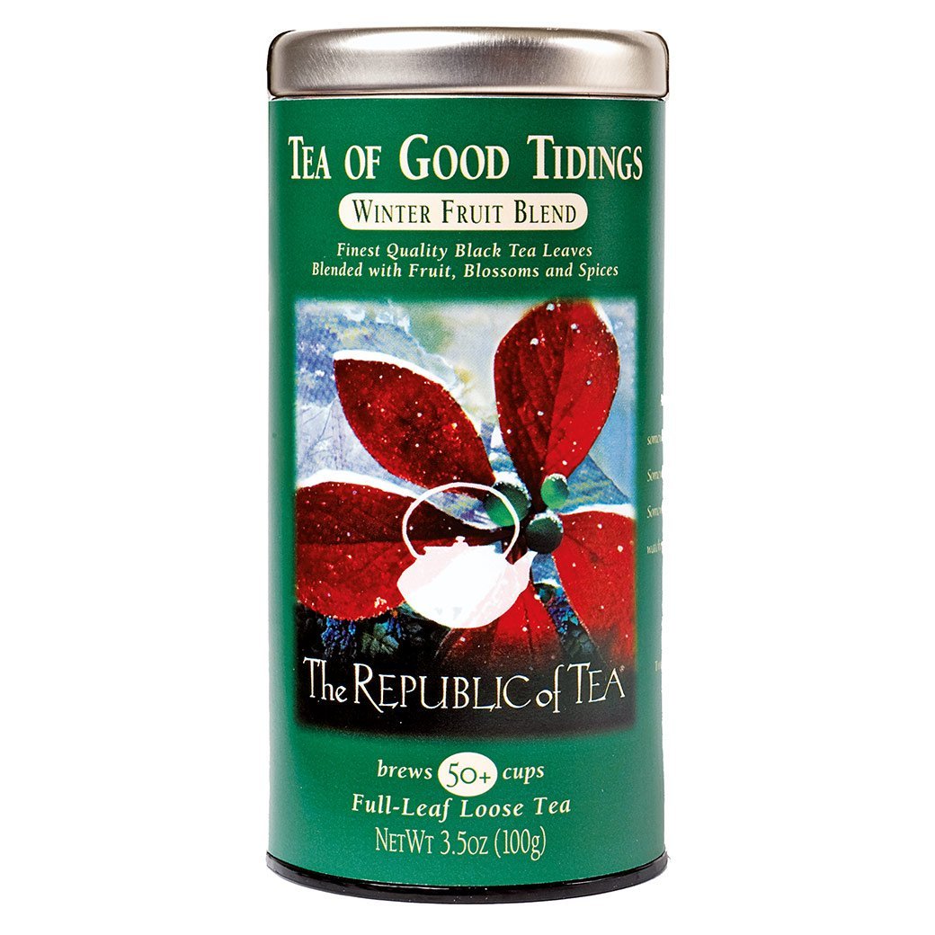 The Republic of Tea Gourmet Teas The Republic of Tea Tea of Good Tidings Black Full-Leaf 50 Ct. JL-Hufford