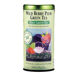 The+Republic+of+Tea+Gourmet+Teas+The+Republic+of+Tea+Wild+Berry+Plum+Green+Bags+50+Ct.+JL-Hufford